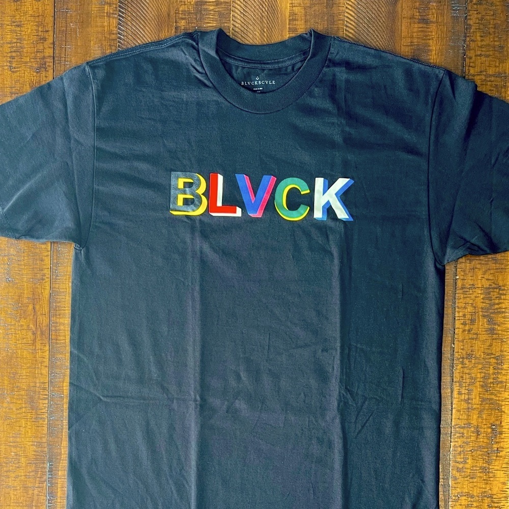 NWOT🔥BLVCK-SCVLE: CLASSIC MULTI-COLOR LOGO S/S TEE
